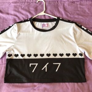 Pandy Apparel Kawaii Waifu cropped crop top shirt